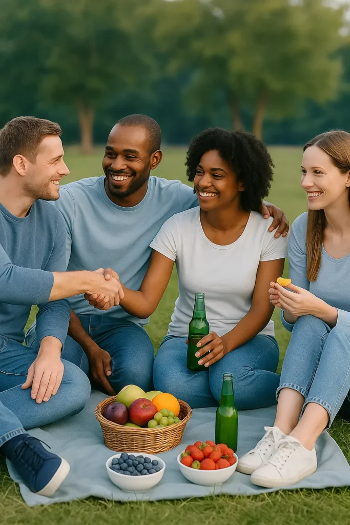 Neighbors sharing ideas together to help the community with the help of Baywatcher Cleaning in Tampa.